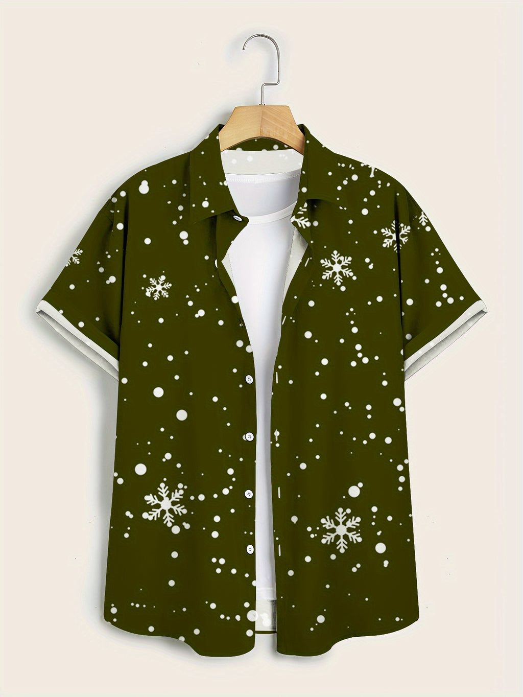 New Men's Casual Shirt, Loose-fitting and Versatile, Machine Washable, Suitable for Daily Casual Wear, Sports, Outdoor Activities, and Vacations