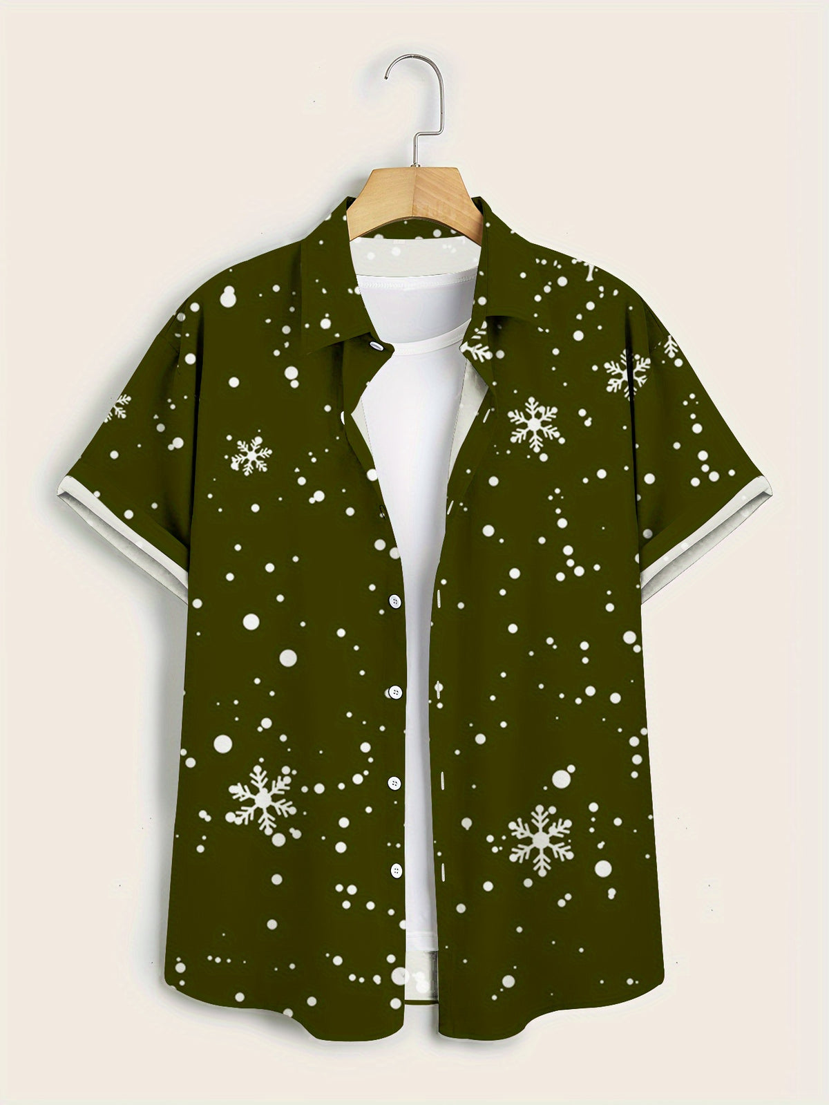 New Men's Casual Shirt, Loose-fitting and Versatile, Machine Washable, Suitable for Daily Casual Wear, Sports, Outdoor Activities, and Vacations