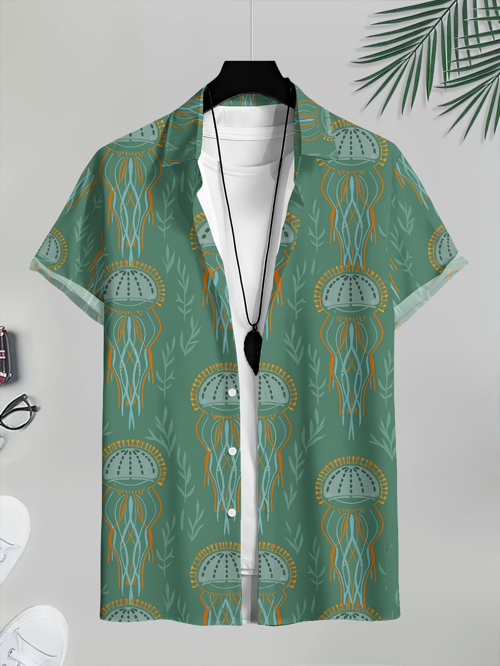 New Men'S Casual Shirt, Loose All-Match Machine Washable, Daily Leisure Sports Outdoor Vacation Wear