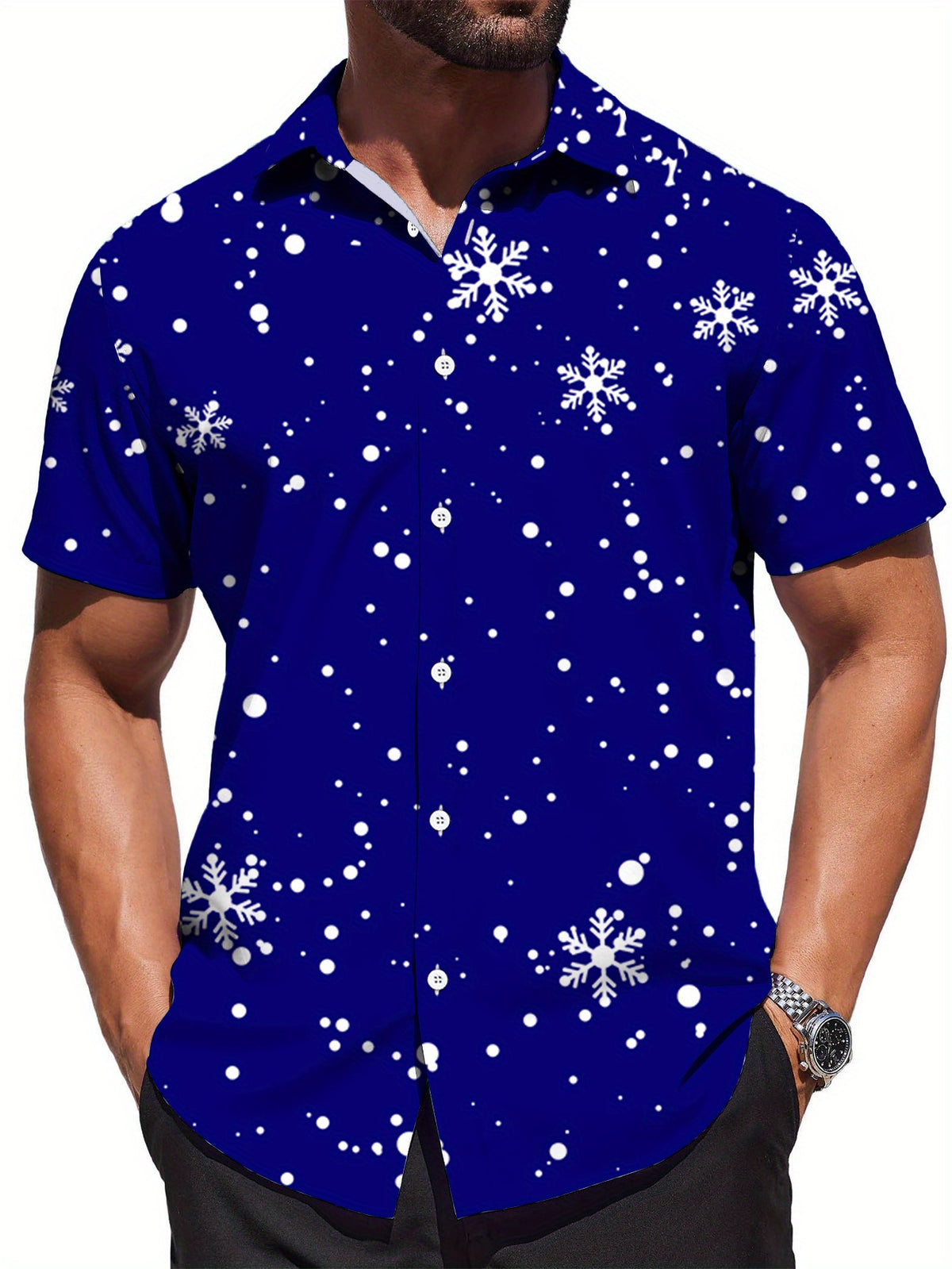 New Men's Casual Shirt, Loose-fitting and Versatile, Machine Washable, Suitable for Daily Casual Wear, Sports, Outdoor Activities, and Vacations