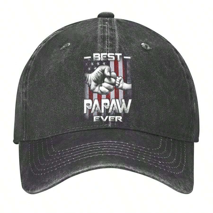 Best Papaw Ever Washed Baseball Hats