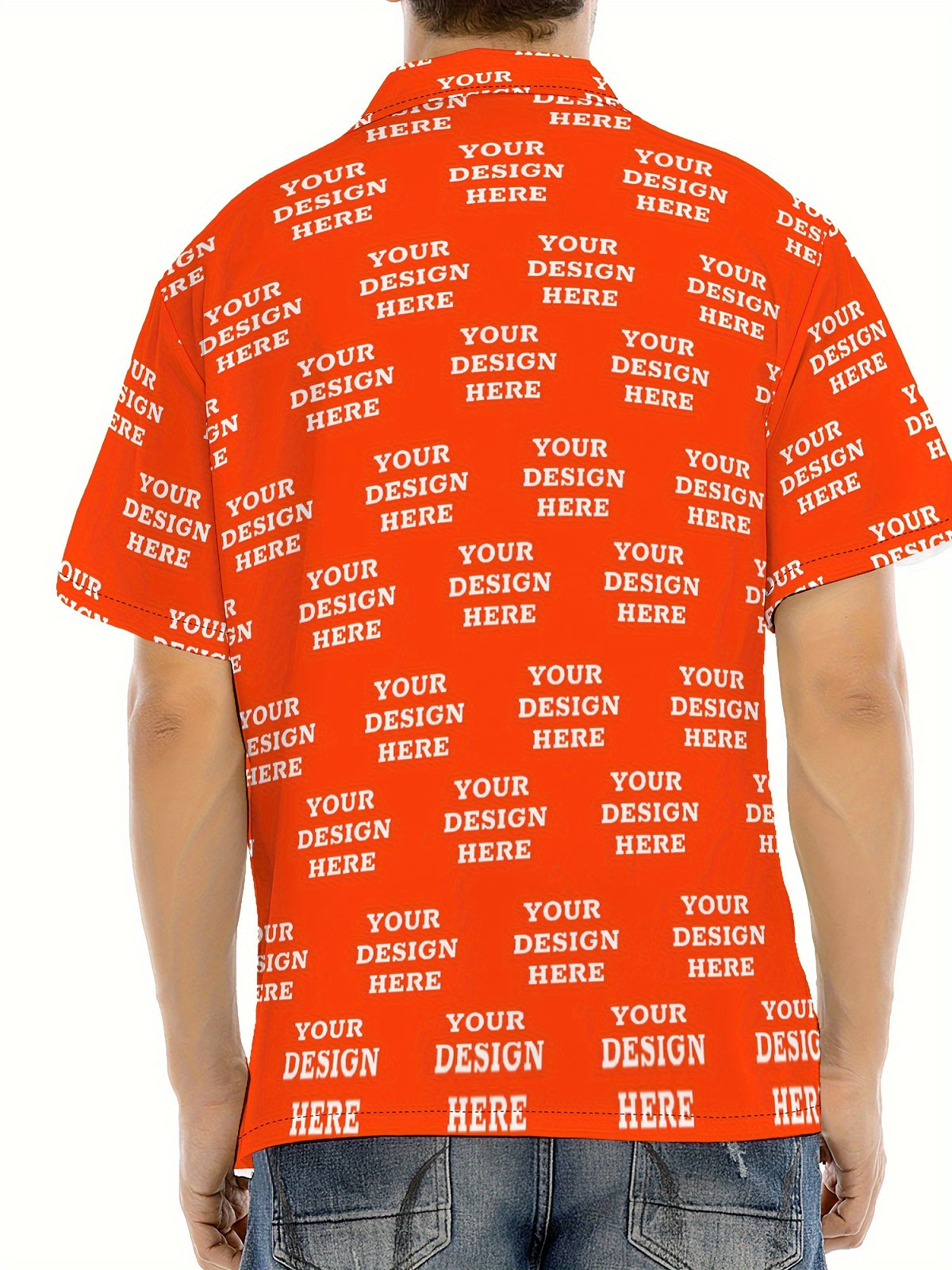 Jiao Jia+ Custom Product - Custom CUSTOM Summer Personalized Cartoon Print Ocean Animal Casual Shirt