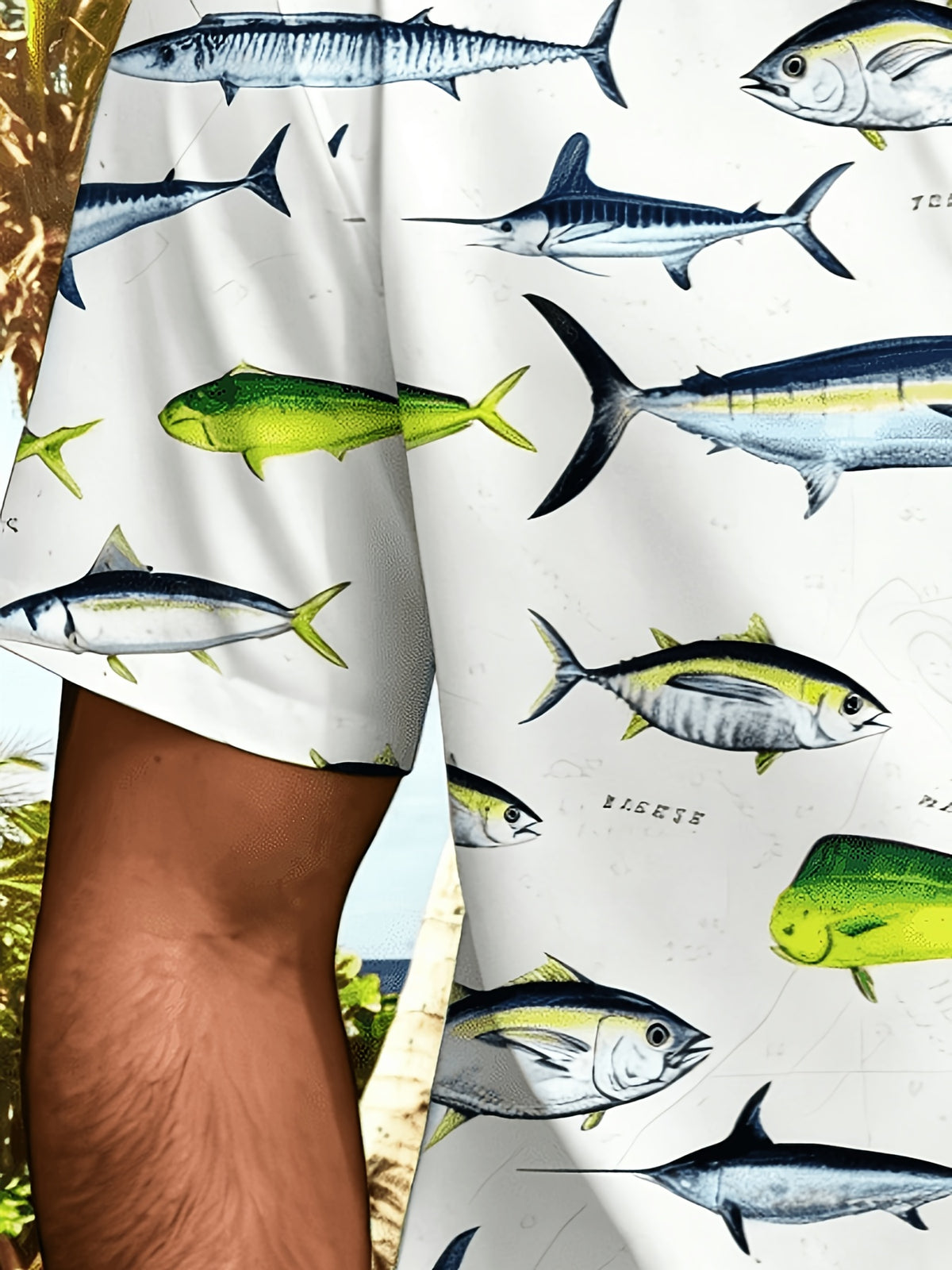 New Men's Fashion Lapel Pattern Shirt - Perfect for Daily Commutes, Casual Outings, Dates, Friend Gatherings, and Shopping. Easily Versatile for All Summer-wear Scenarios