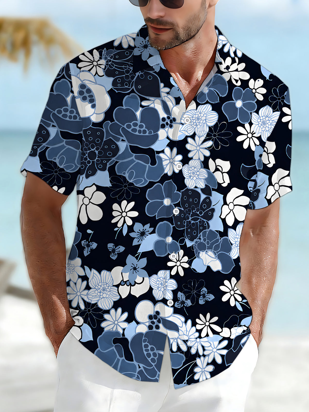 [Print Design - Not Texture] Casual Shirt, Men'S Digital Print Code Short Sleeve Shirt, Fashionable And Grand Dopamine, Party Top, Clothing/Print/Summer/Apparel/Men/Streetwear/Trendy