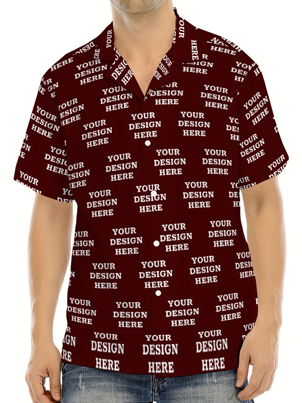Jiao Jia+ Custom Product - Custom CUSTOM Summer Personalized Cartoon Print Ocean Animal Casual Shirt