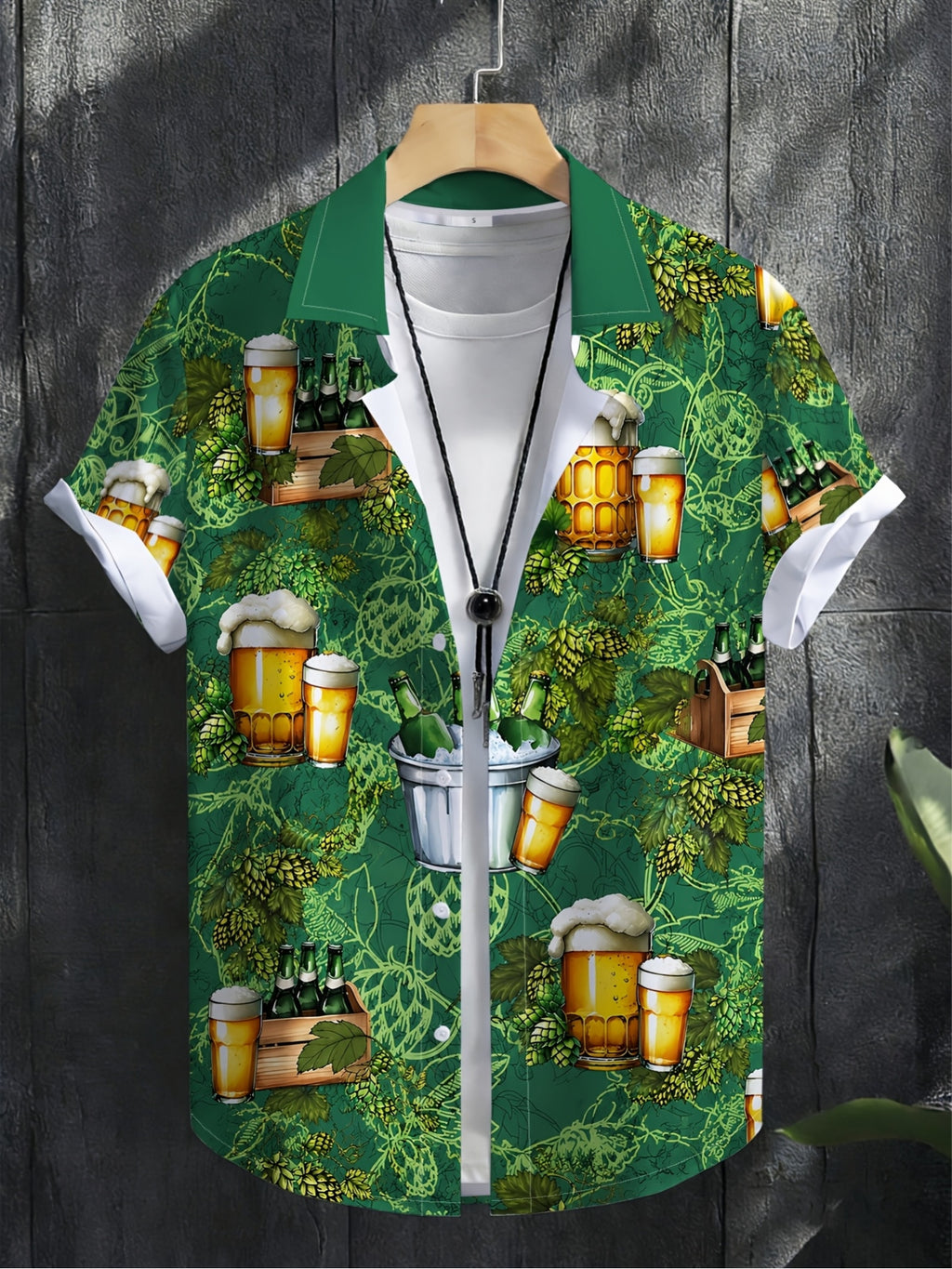 Men'S Casual Shirt, Comfortable Short Sleeve Top, Summer Vacation Shirt, Casual Party Wear And Summer Outdoor Activities