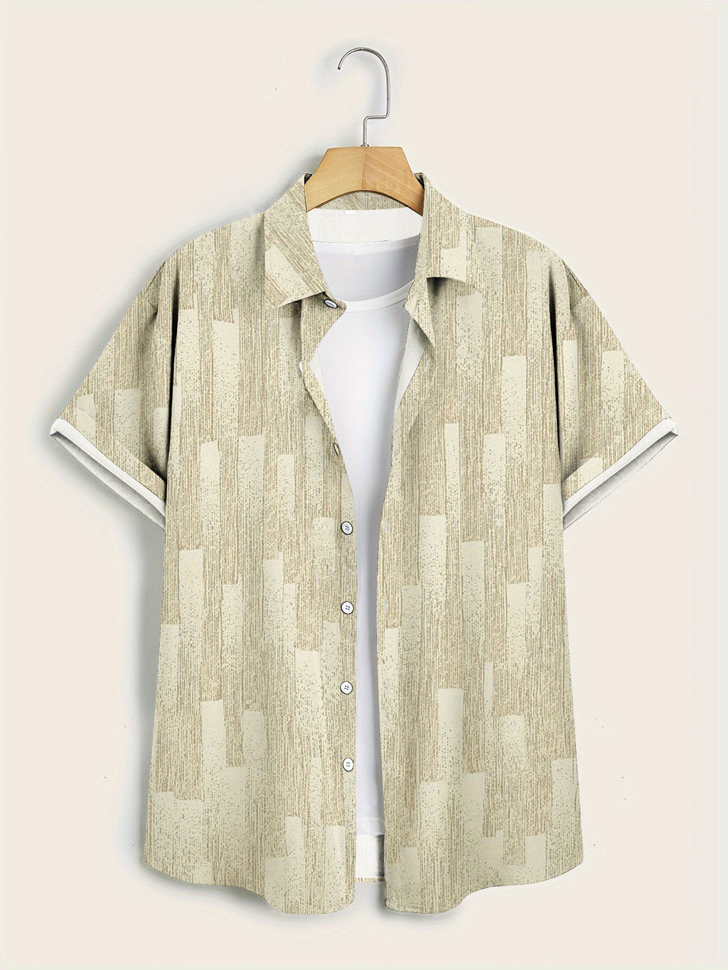 New Men'S Casual Shirt, Loose All-Match Machine Washable, Daily Casual Sports Outdoor Vacation Wear