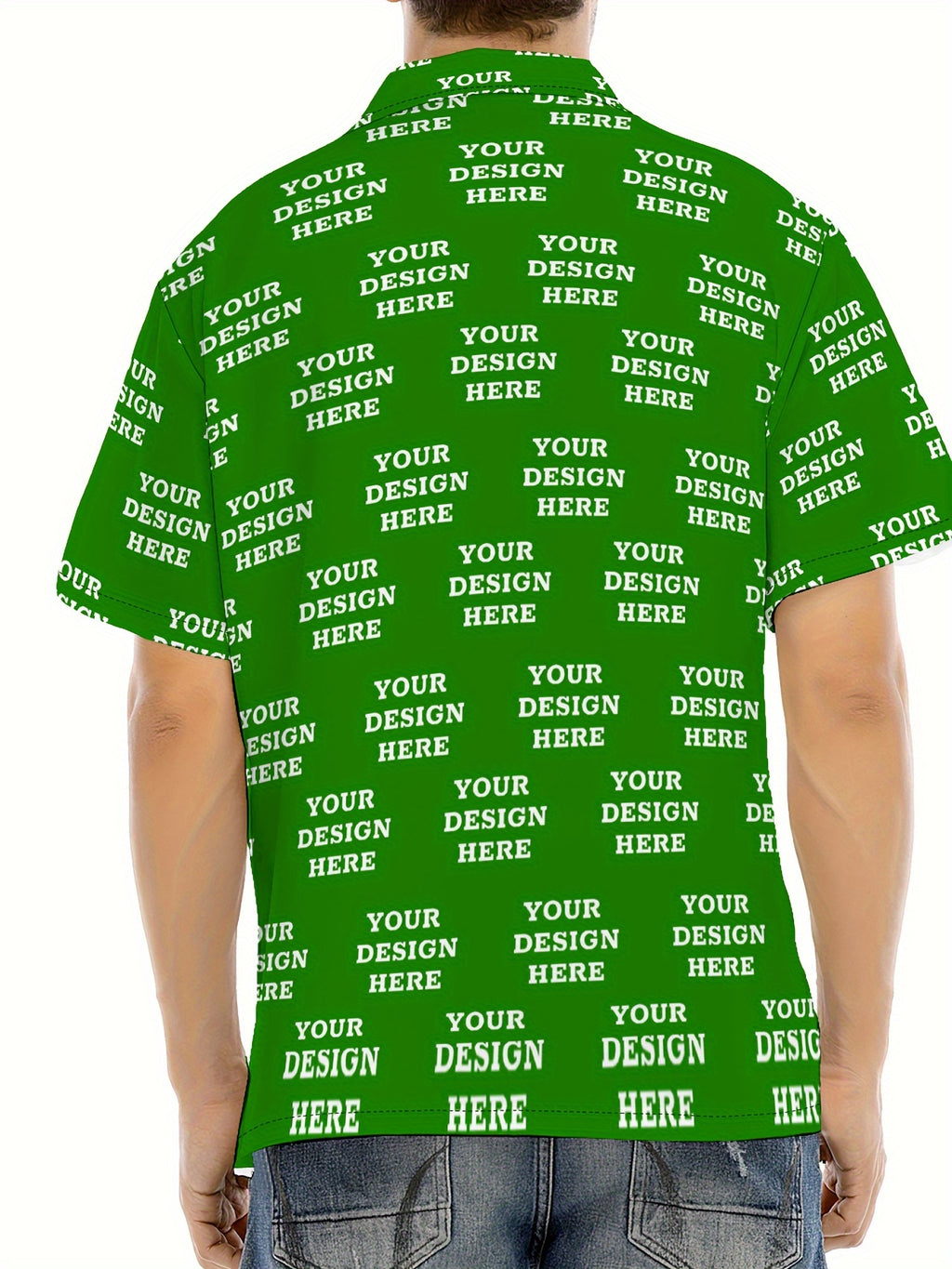 Jiao Jia+ Custom Product - Custom CUSTOM Summer Personalized Cartoon Print Ocean Animal Casual Shirt