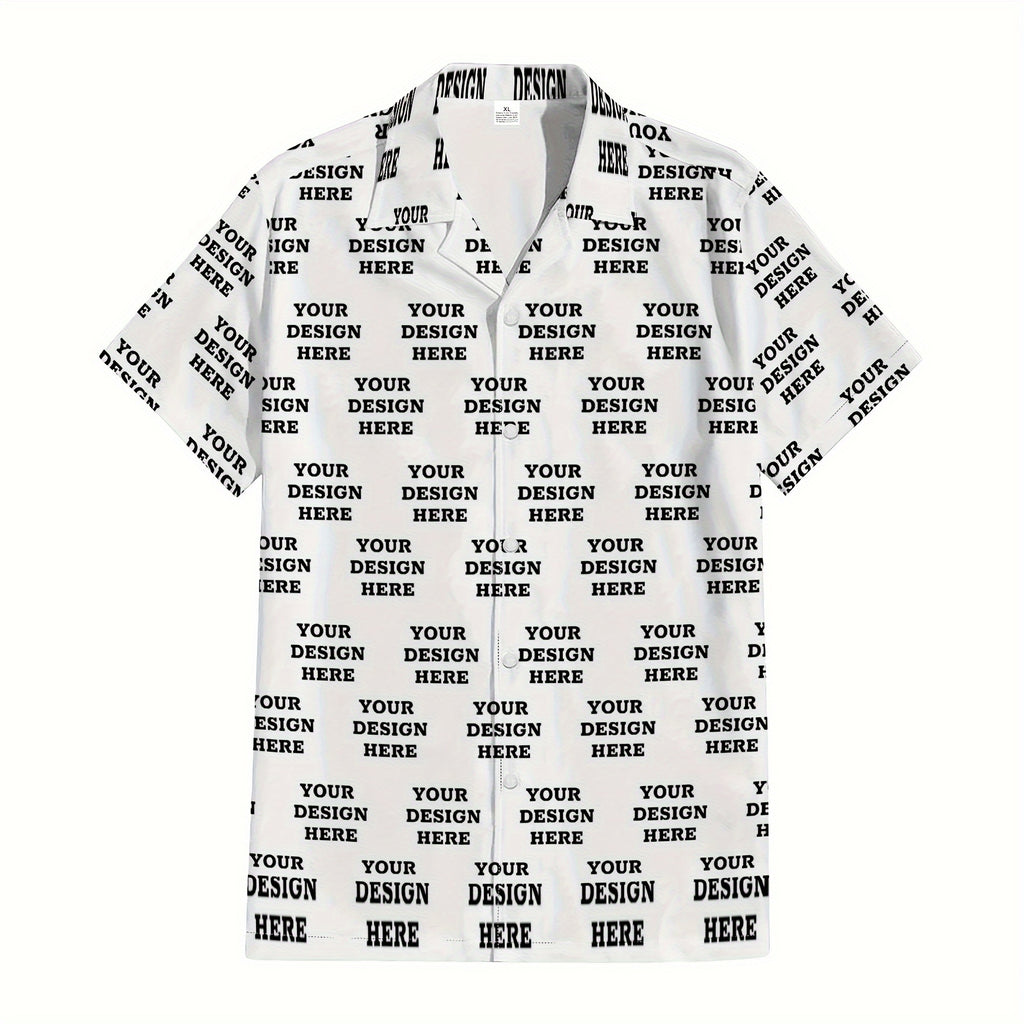 Jiao Jia+ Custom Product - Custom CUSTOM Summer Personalized Cartoon Print Ocean Animal Casual Shirt
