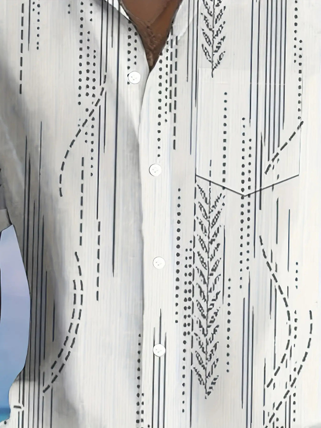 Cross-Border Men'S Plus-Size Shirt 063