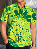 Men'S Casual Shirt, Comfortable Short Sleeve Top, Summer Vacation Shirt, Casual Party Wear And Summer Outdoor Activities
