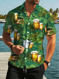 Men'S Casual Shirt, Comfortable Short Sleeve Top, Summer Vacation Shirt, Casual Party Wear And Summer Outdoor Activities