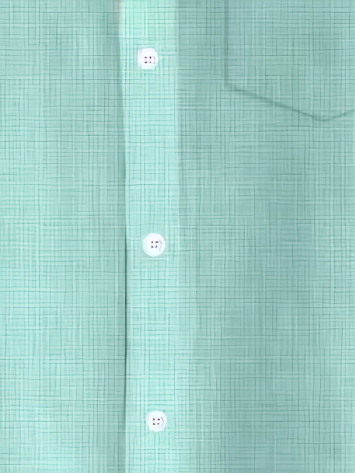 Basic Geometric Plaid Print Men's Plus Size Button Pocket Short Sleeve Turn- Collar Shirt