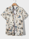 Men's Spring/summer Printed Shirts, Suitable for Casual Outings, Vacations, and Campus Style