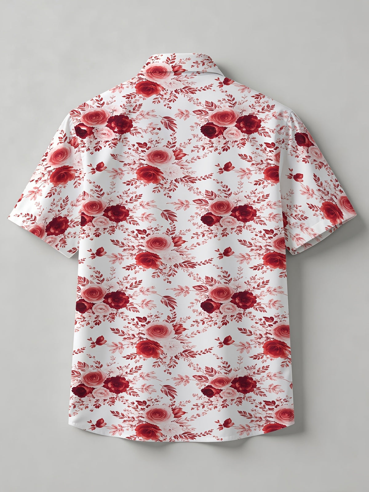 Men'S Short Sleeve Shirt, Hawaiian Style, Digital Print, Youthful Beach Casual, Men'S Top
