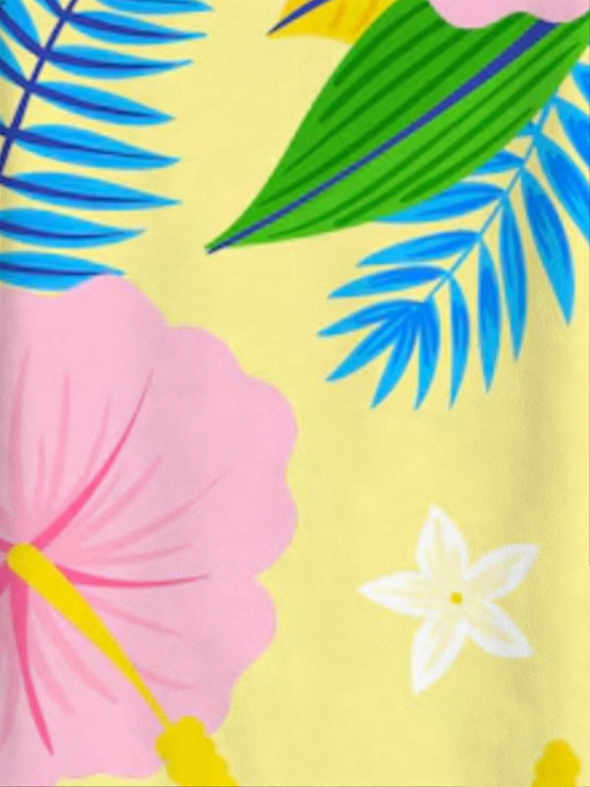 Men's Tropical Hibiscus Print Hawaiian Shirt, Premium Vacation Gift, Suitable for Beach Trips, Cruises, and Casual Gatherings