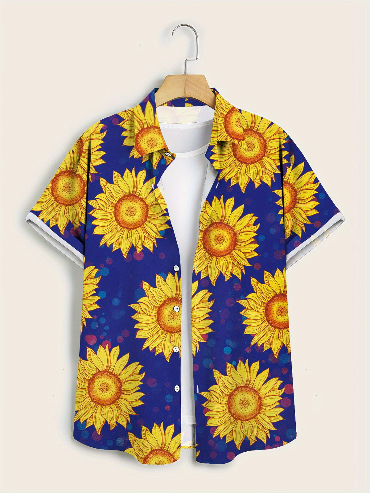 Men'S Casual Shirt, Comfortable Short Sleeve Top, Summer Vacation Shirt, Casual Party Wear And Summer Outdoor Activities