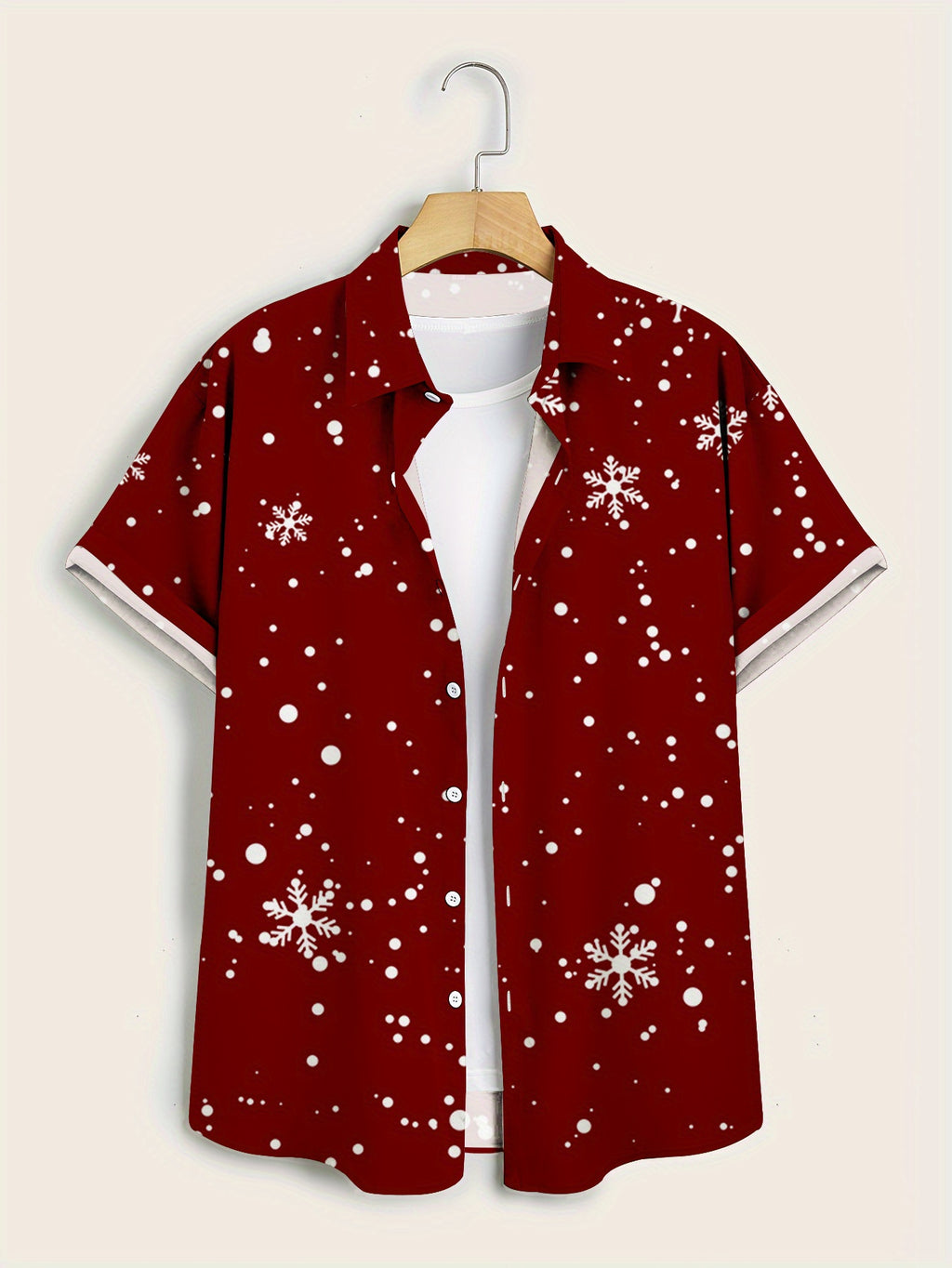 New Men's Casual Shirt, Loose-fitting and Versatile, Machine Washable, Suitable for Daily Casual Wear, Sports, Outdoor Activities, and Vacations