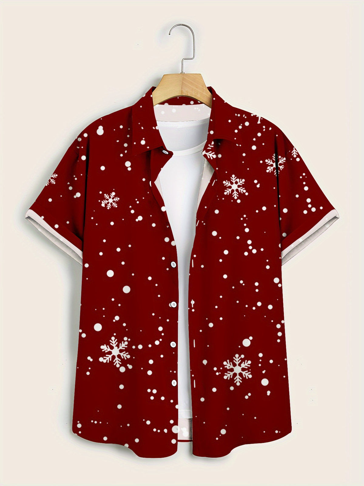 New Men's Casual Shirt, Loose-fitting and Versatile, Machine Washable, Suitable for Daily Casual Wear, Sports, Outdoor Activities, and Vacations