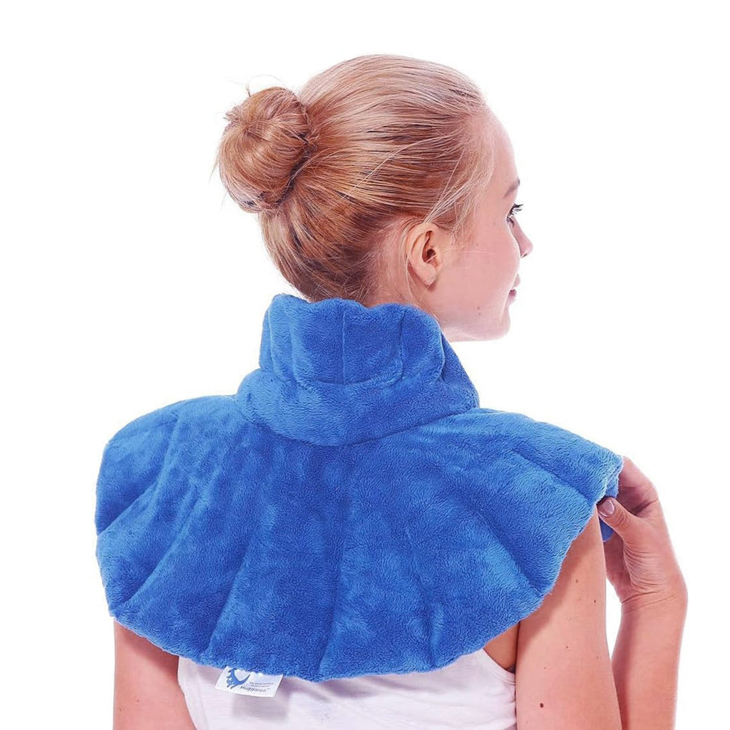 Neck Heating Pad Microwavable, 3 Colour Shoulder Heating Pads, Neck Warmer Neck Wrap Microwavable With Moist Heat, Blue, Purple, Grey
