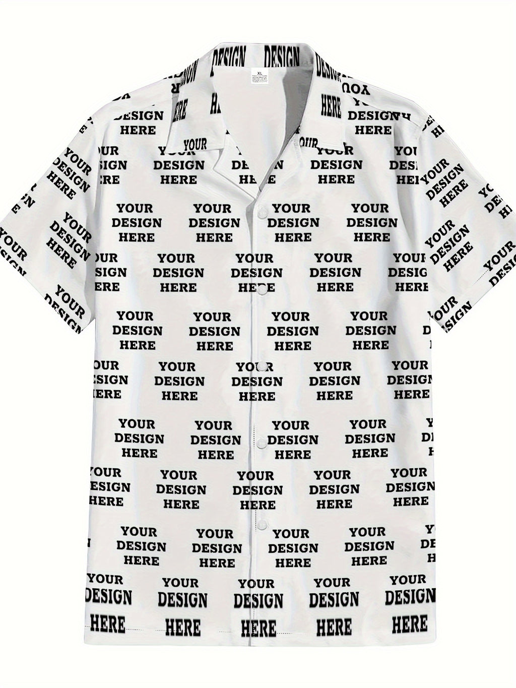 Jiao Jia+ Custom Product - Custom CUSTOM Summer Personalized Cartoon Print Ocean Animal Casual Shirt