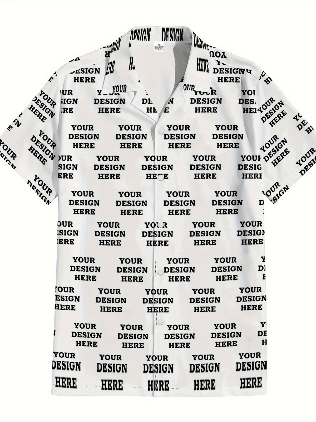 Jiao Jia+ Custom Product - Custom CUSTOM Summer Personalized Cartoon Print Ocean Animal Casual Shirt