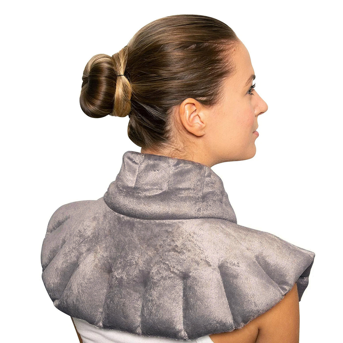 Neck Heating Pad Microwavable, 3 Colour Shoulder Heating Pads, Neck Warmer Neck Wrap Microwavable With Moist Heat, Blue, Purple, Grey