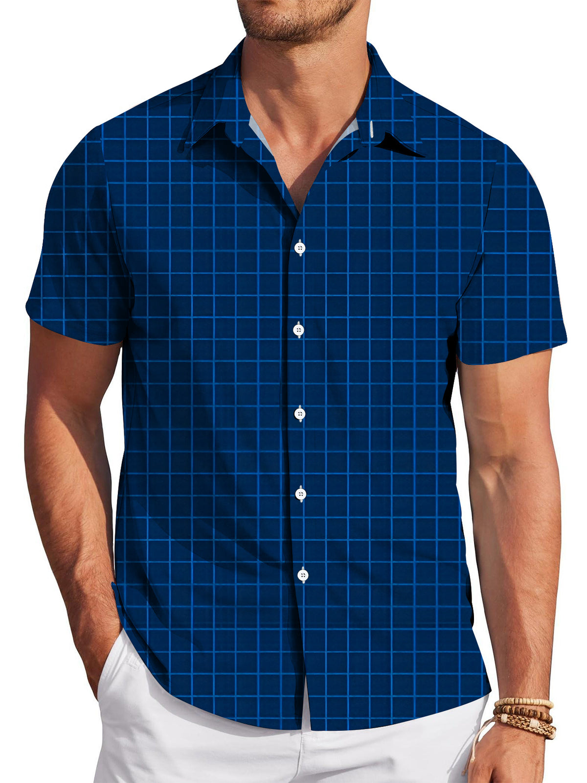 Men's Fashion Plus Size Short Sleeve Shirt