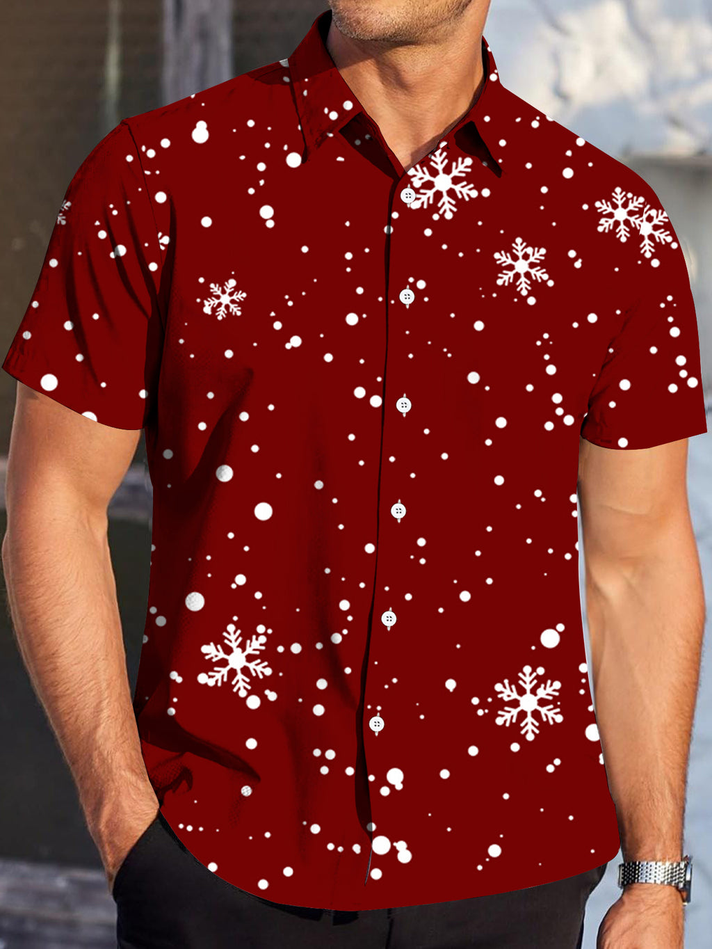 New Men's Casual Shirt, Loose-fitting and Versatile, Machine Washable, Suitable for Daily Casual Wear, Sports, Outdoor Activities, and Vacations