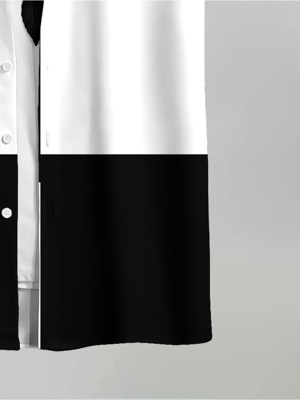 Color Block Design Men'S Casual Shirt Geometric Pattern Summer Beach Wear