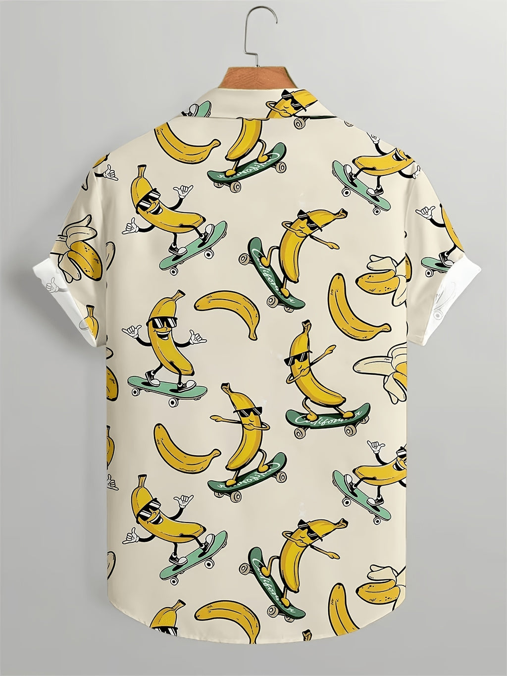Men's Spring/summer Printed Shirts, Suitable for Casual Outings, Vacations, and Campus Style
