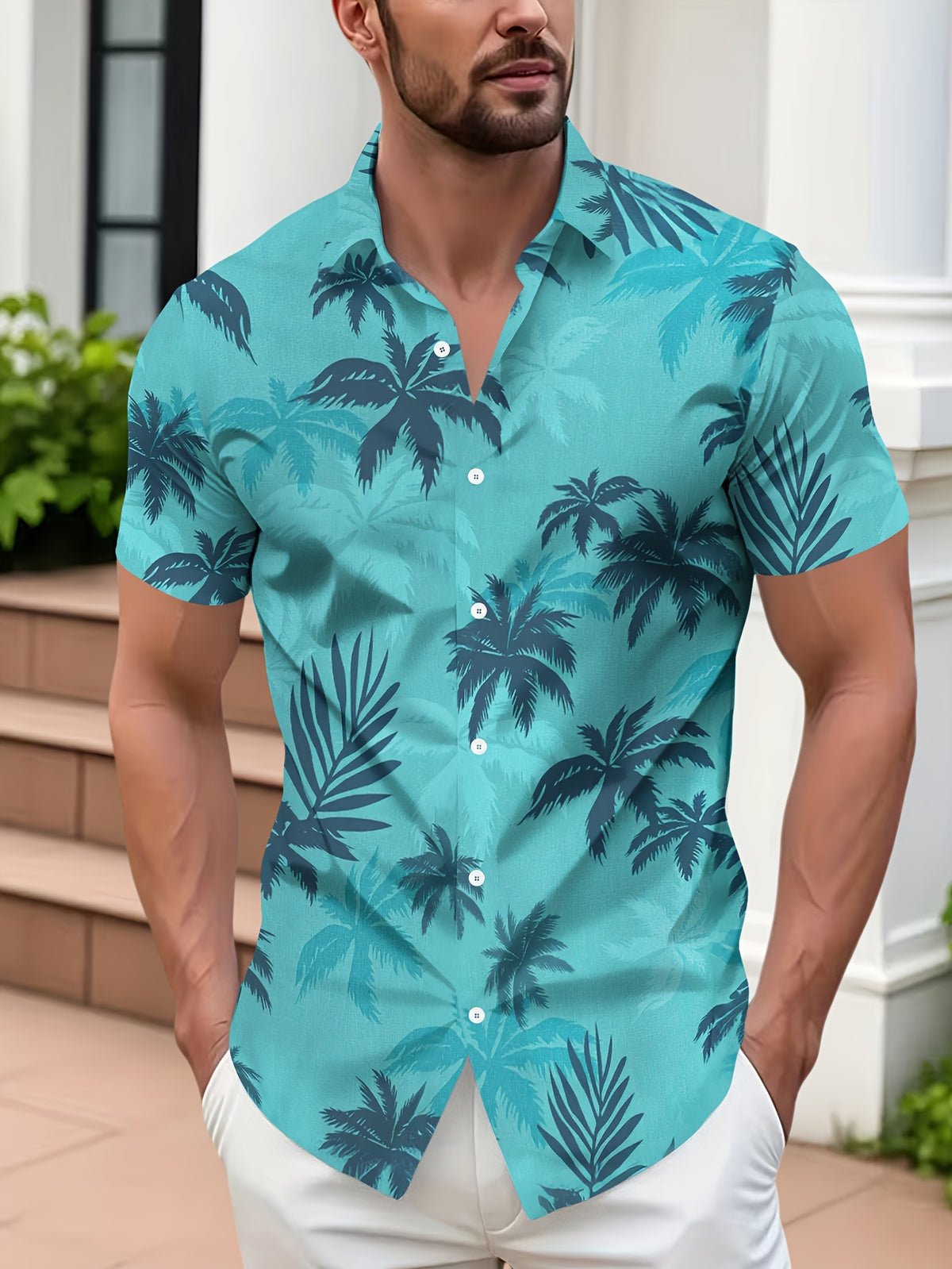 New Men'S Short Sleeve Shirt, Suitable for Daily Commute, Casual Outings, Dates, Friend Gatherings, And Shopping, Easily Mastering All Scenarios for Summer Dressing